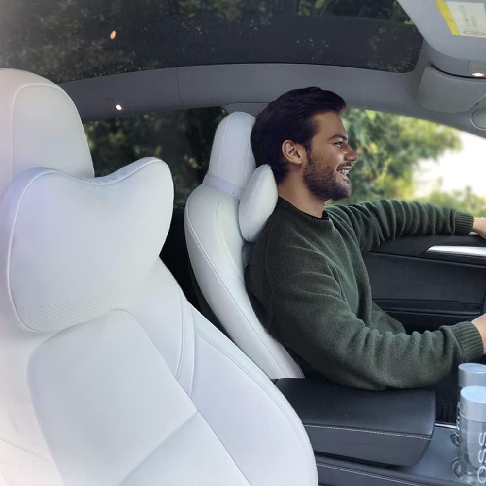 Nackenkissen 2er Set - Tesla Model 3 (BJ 2017-heute), Model Y (BJ 2020-heute)