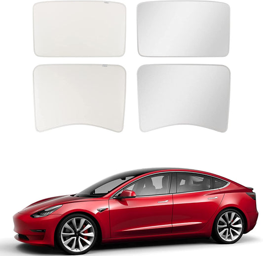 Sonnenschutz / UV-Schutz für Glasdach (2-schichtig) - Tesla Model 3 (BJ 2021-heute)