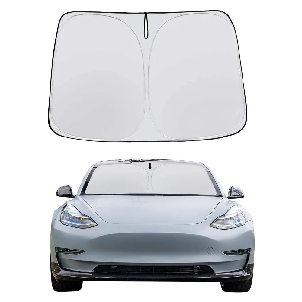 Sonnenschutz / UV-Schutz für Frontscheibe - Tesla Model 3 (BJ 2018-heute, Model Y (BJ 2020-heute)