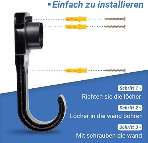 Wandhalterung / Organizer für Ladekabel (Typ 2 Ladekabel)