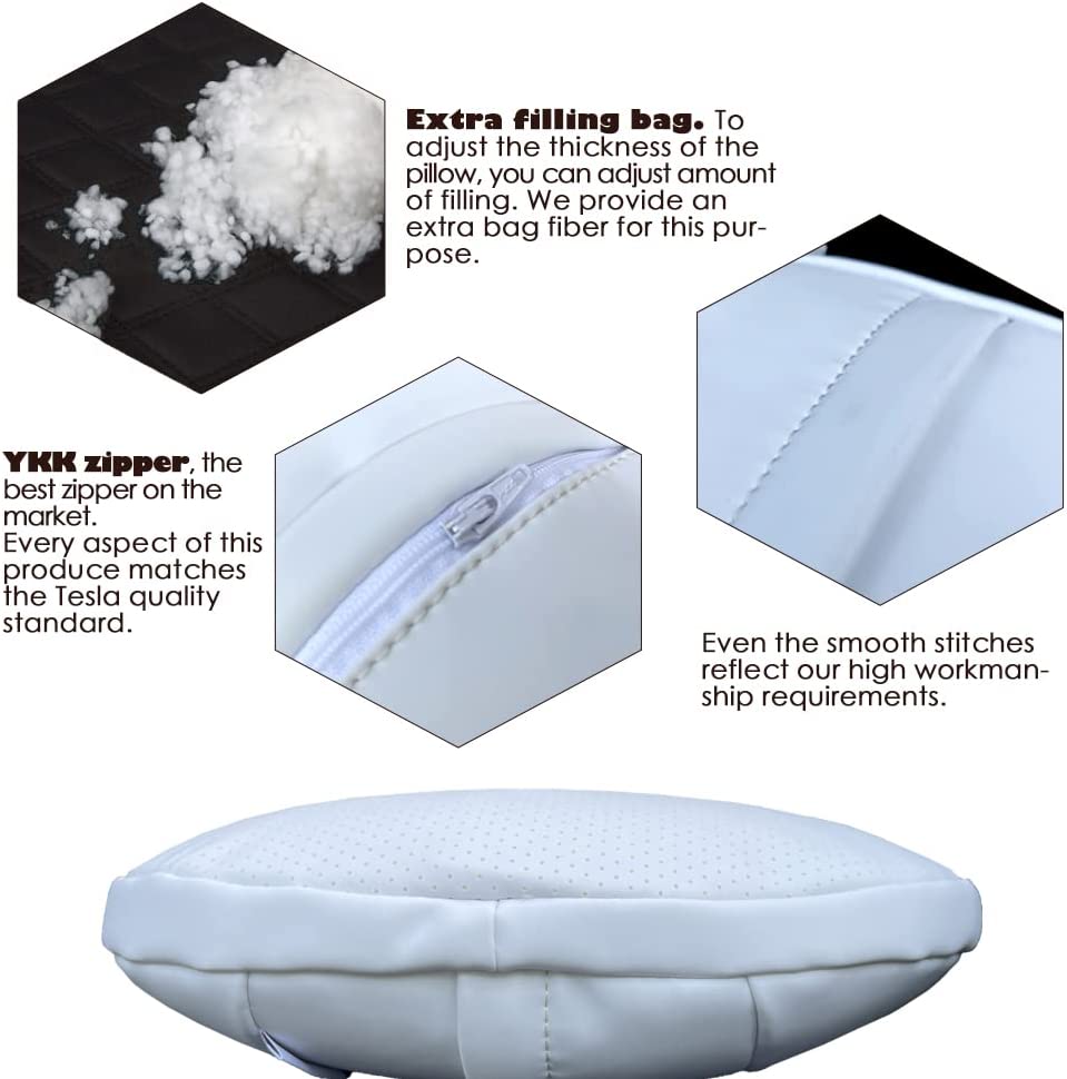 Nackenkissen 2er Set - Tesla Model 3 (BJ 2017-heute), Model Y (BJ 2020-heute)