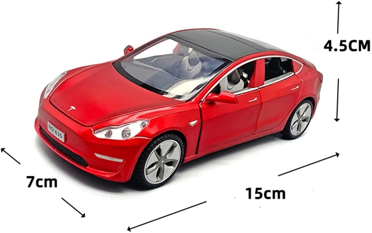 Tesla Model 3 Modellfahrzeug / Spielzeugauto - Massstab 1:32