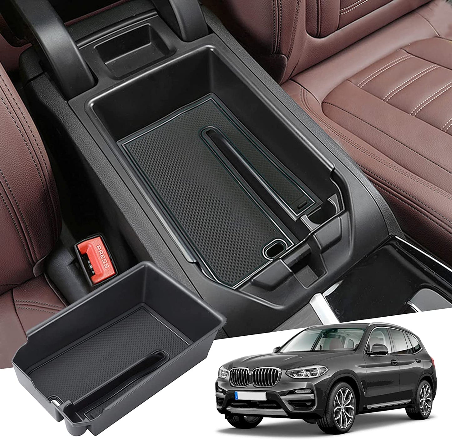 Aufbewahrungsbox / Organizer für die Mittelkonsole - BMW iX3 (BJ 2020-heute)